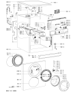 Схема №1 AWO/D 7800/1 с изображением Обшивка для стиральной машины Whirlpool 480111100612