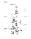 Схема №1 KA305S10/6R0 с изображением Насадка, диск для кухонного комбайна Krups MS-650001