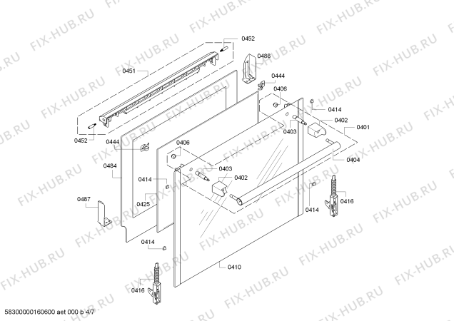 Схема №1 HC723524G Siemens с изображением Кабель для духового шкафа Siemens 12006029