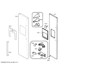 Схема №1 KG57U95SKD с изображением Крышка для холодильной камеры Siemens 00266935