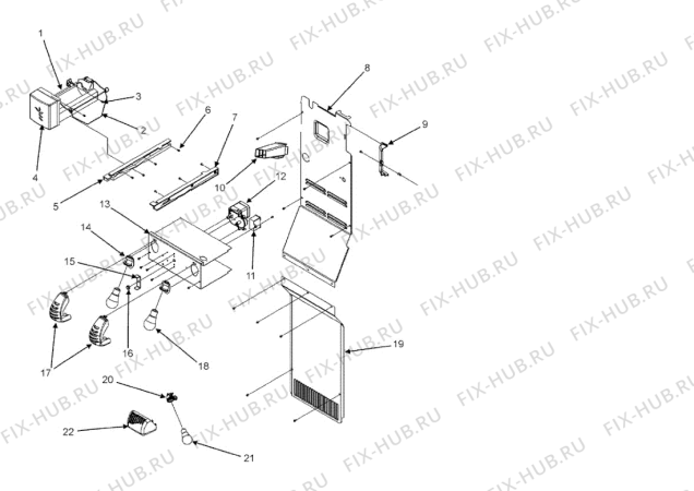 Схема №1 GZ2626GEKB (F092662) с изображением Дроссель для стиралки Indesit C00312648