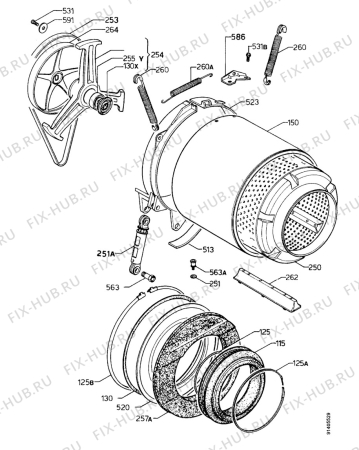 Взрыв-схема стиральной машины Arthurmartinelux AW1466S - Схема узла Boiler