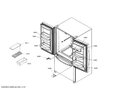 Схема №1 RY495300 с изображением Декоративная планка для холодильника Bosch 00669284