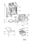 Схема №1 ACM 205 BS с изображением Дроссель для плиты (духовки) Whirlpool 481936069517