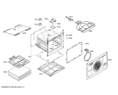 Схема №2 HL658240F с изображением Фронтальное стекло для духового шкафа Siemens 00477982
