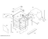 Схема №1 SMI84M25EU Exclusiv, SilencePlus с изображением Передняя панель для посудомоечной машины Bosch 00709704