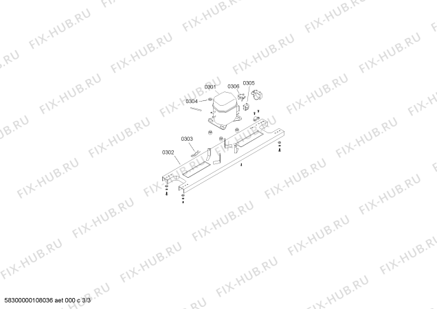 Схема №1 RS29G7544C REFRIGERADOR STEEL CA29 с изображением Стартовое реле для холодильника Bosch 00493737