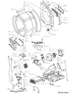 Схема №1 AWZ 8813 с изображением Декоративная панель для сушилки Whirlpool 481245214226