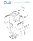 Схема №1 ECAM23120WN     MAGNIFICA S с изображением Элемент корпуса для электрокофемашины DELONGHI 5313215141