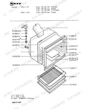 Схема №1 195305264 2394.11EFG с изображением Переключатель для электропечи Bosch 00053113