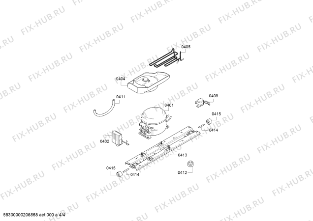 Схема №1 KG7493B40, Neff с изображением Поднос для холодильной камеры Bosch 11024251