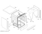 Схема №1 SN24D200EU с изображением Панель управления для посудомоечной машины Siemens 00709454