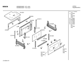 Схема №1 U1721W0GB с изображением Внутренняя дверь для духового шкафа Bosch 00359550