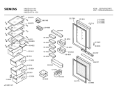 Схема №1 KK36E01FF с изображением Передняя панель для холодильника Siemens 00289159