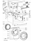 Схема №1 WAE 9012 BK с изображением Обшивка для стиральной машины Whirlpool 480111104239