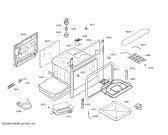 Схема №1 HGG233121R с изображением Панель управления для плиты (духовки) Bosch 00702894
