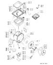 Схема №1 TS 4057 с изображением Модуль (плата) для стиралки Whirlpool 480111104605