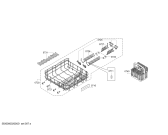 Схема №1 S413I60S3E с изображением Складная гребенка для посудомоечной машины Bosch 12024934