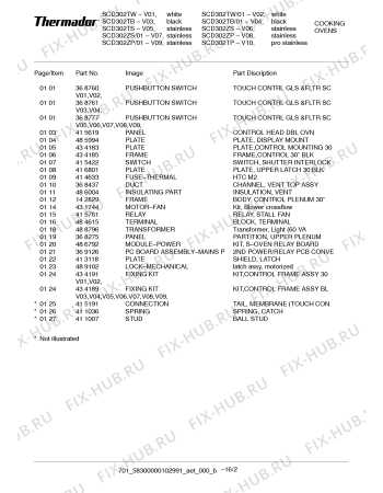 Схема №1 SCD302ZP с изображением Программатор для духового шкафа Bosch 00368777