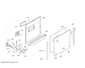 Схема №2 SGI85M34 с изображением Передняя панель для посудомойки Bosch 00448892