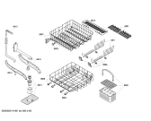 Схема №1 VVD64N01EP с изображением Набор кнопок для посудомоечной машины Bosch 00621868
