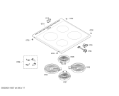 Схема №1 HLN122020C с изображением Стеклокерамика для электропечи Bosch 00476451