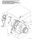 Схема №1 FA832 с изображением Роликоподшипник для стиралки Zanussi 50269558008