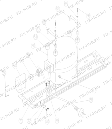 Схема №1 RF145T   -215L white (342116, RD-28DR4S) с изображением Дверь для холодильника Gorenje 458523