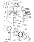 Схема №1 WAK 7460 с изображением Обшивка для стиралки Whirlpool 481245215732
