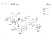 Схема №1 HBE636CFF с изображением Панель для плиты (духовки) Bosch 00272695