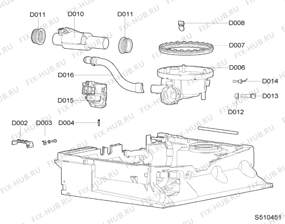 Схема №1 GS 4996 G/BL с изображением Шуруп Whirlpool 481250218556