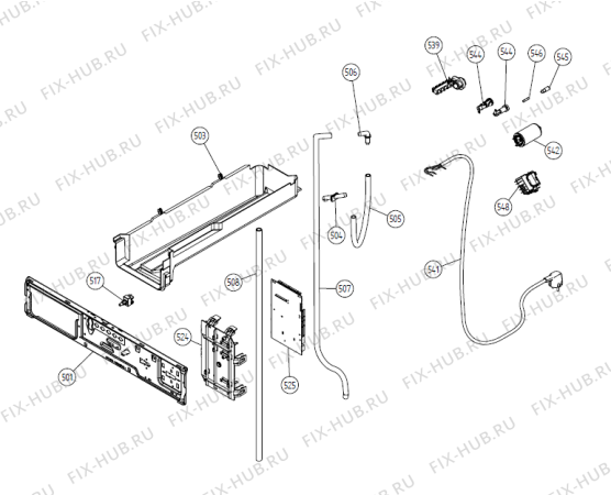 Взрыв-схема стиральной машины Gorenje TT110 (cond) GB (335892, TDC44GB) - Схема узла 05