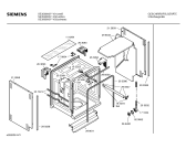 Схема №1 SE55490 с изображением Вкладыш в панель для посудомойки Siemens 00357905