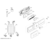 Схема №1 WM16E490NL с изображением Панель управления для стиралки Siemens 00449634