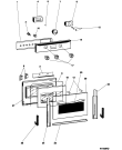 Схема №2 FD86CBK (F018186) с изображением Панель для духового шкафа Indesit C00059840