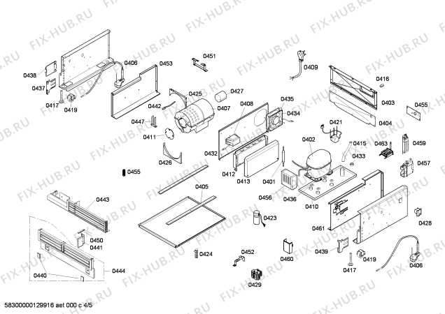 Схема №1 CIW24MIIL1 KWT 1611 VI с изображением Цокольная панель для холодильной камеры Bosch 00680264