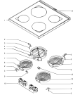 Схема №1 C572H (F006612) с изображением Тумблер для духового шкафа Indesit C00132761