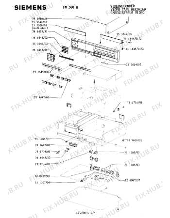 Схема №1 FM3889 с изображением Сервисная инструкция для телевизора Siemens 00535150