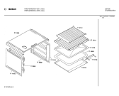Схема №1 HBE632TAU с изображением Передняя часть корпуса для духового шкафа Bosch 00272299