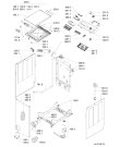 Схема №1 AWE6595D с изображением Блок управления для стиралки Whirlpool 481010631264