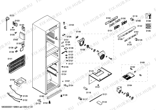 Схема №1 KG29FE40 с изображением Выдвижной ящик для холодильной камеры Siemens 00661935