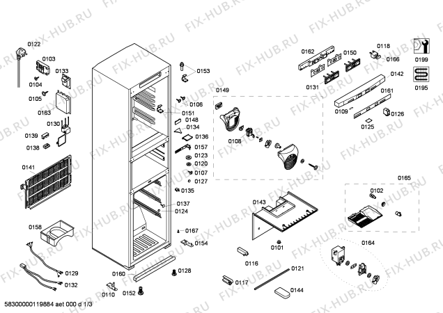 Схема №1 KG29FE40 с изображением Дверь для холодильника Siemens 00249349