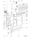 Схема №1 GSIP 6998 IN с изображением Панель для посудомойки Whirlpool 481245372497