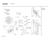 Схема №1 KS44V00NE с изображением Панель для холодильника Siemens 00355994