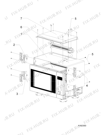 Схема №2 MWH121 (F073638) с изображением Дверка Indesit C00283174