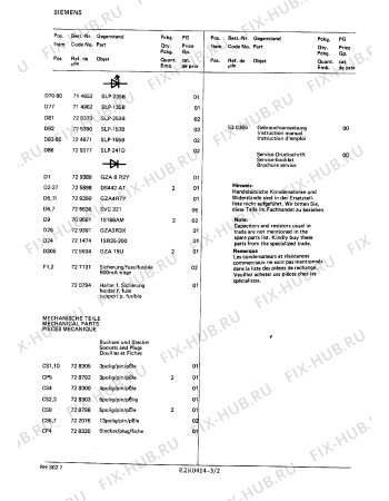 Схема №1 RM7917 с изображением Диод для аудиотехники Siemens 00725898