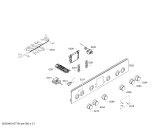 Схема №1 FRS4111ESL с изображением Панель управления для духового шкафа Bosch 00743705