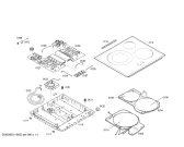 Схема №1 3ET815LP induccion.balay.tc_sq.biselada 3i с изображением Стеклокерамика для духового шкафа Bosch 00477080