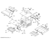 Схема №1 HBL652AUC с изображением Панель для холодильника Bosch 00241723