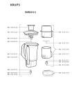 Схема №1 GMB221(0) с изображением Дробилка для блендера (миксера) Krups MS-5927170